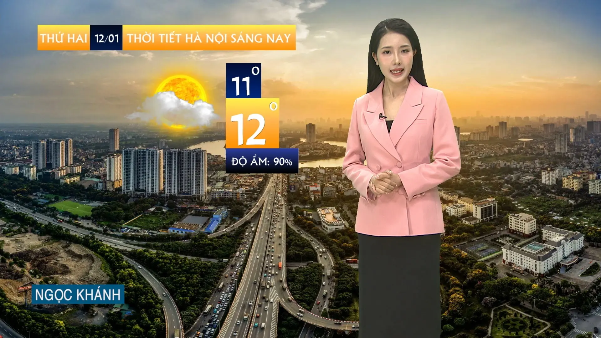 Dự báo thời tiết sáng | 12/01/2026